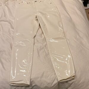 rag & bone Cream Straight Leg Pants